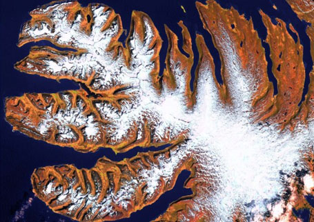 Спутниковые фотографии Земли - Норвежские Фьорды